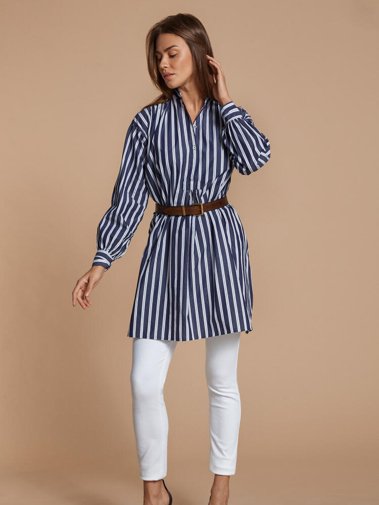 Chemise Lauren &agrave; rayures marine