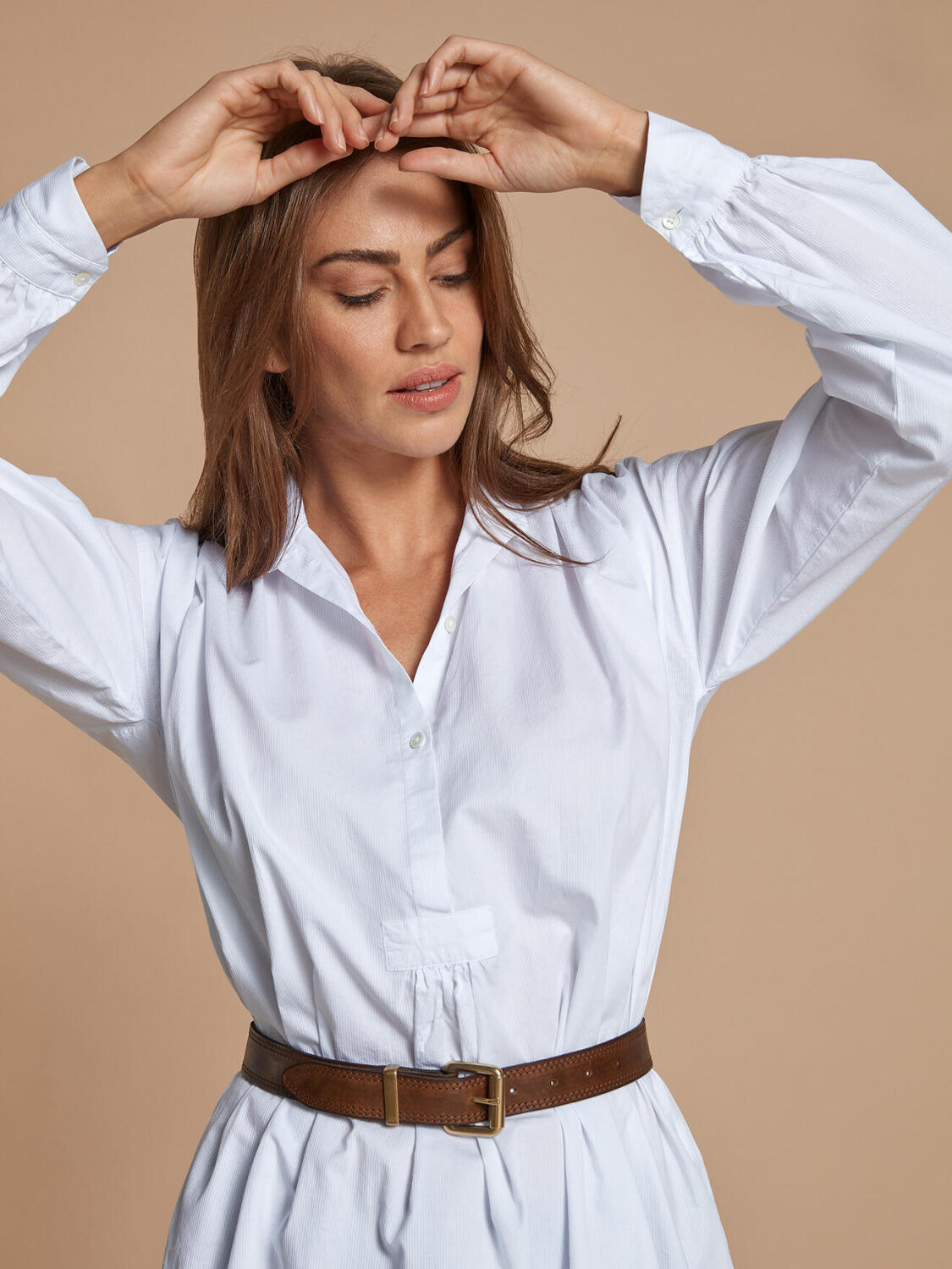 Chemise Lauren Vincennes blanche