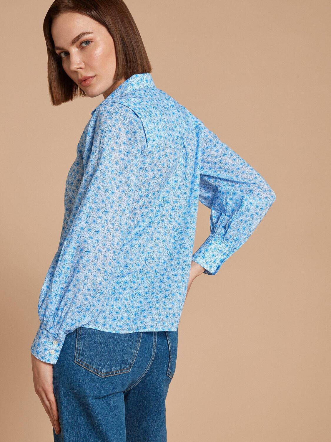 Chemise Ninon &agrave; imprim&eacute; floral