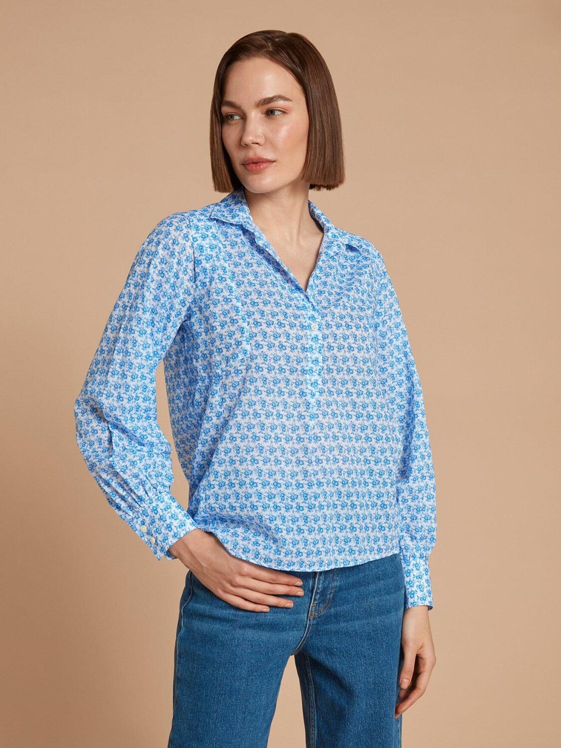 Chemise Ninon &agrave; imprim&eacute; liberty