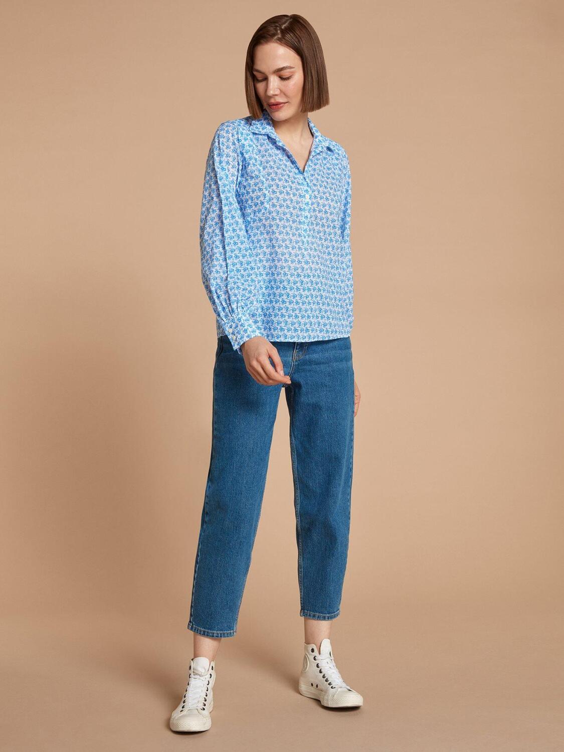 Chemise Ninon &agrave; imprim&eacute; liberty