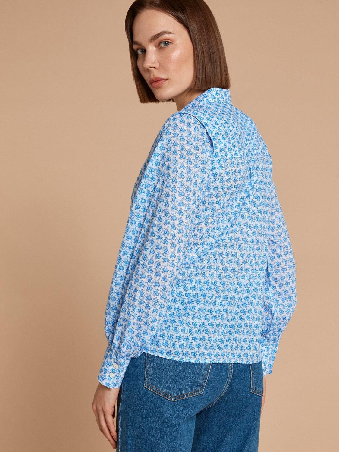 Chemise Ninon &agrave; imprim&eacute; liberty