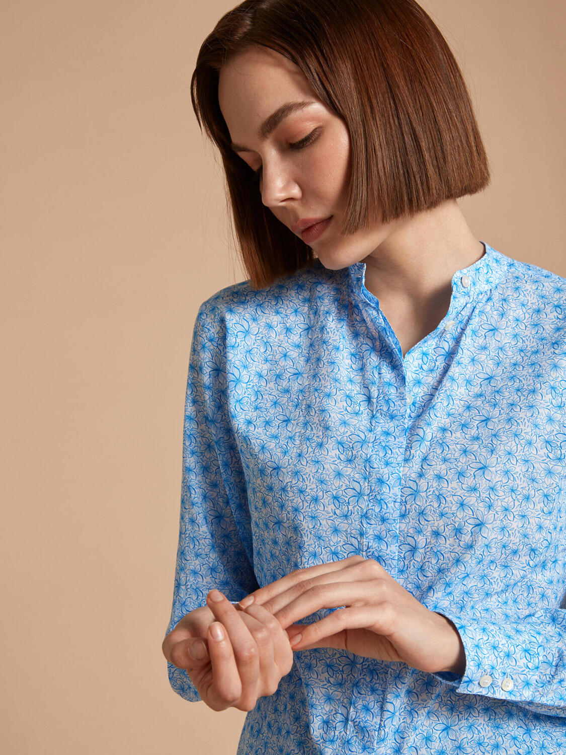 Palma floral printed shirt