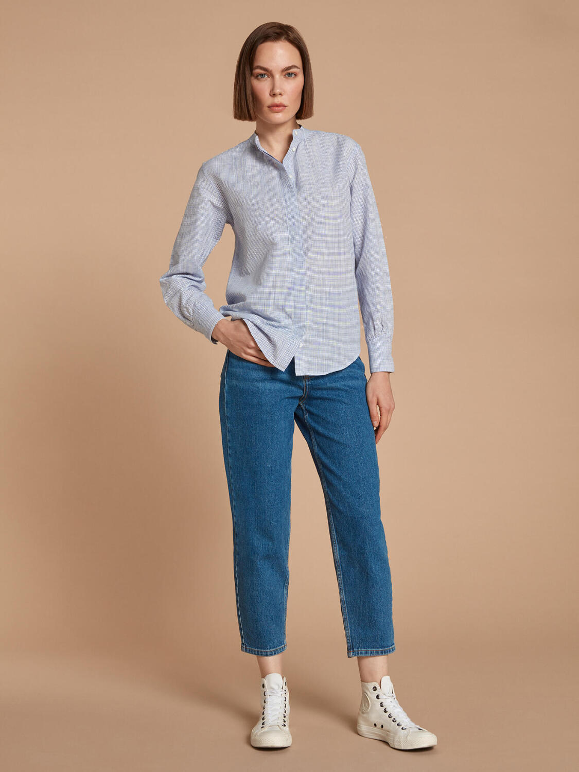 Palma Tina camicia blu