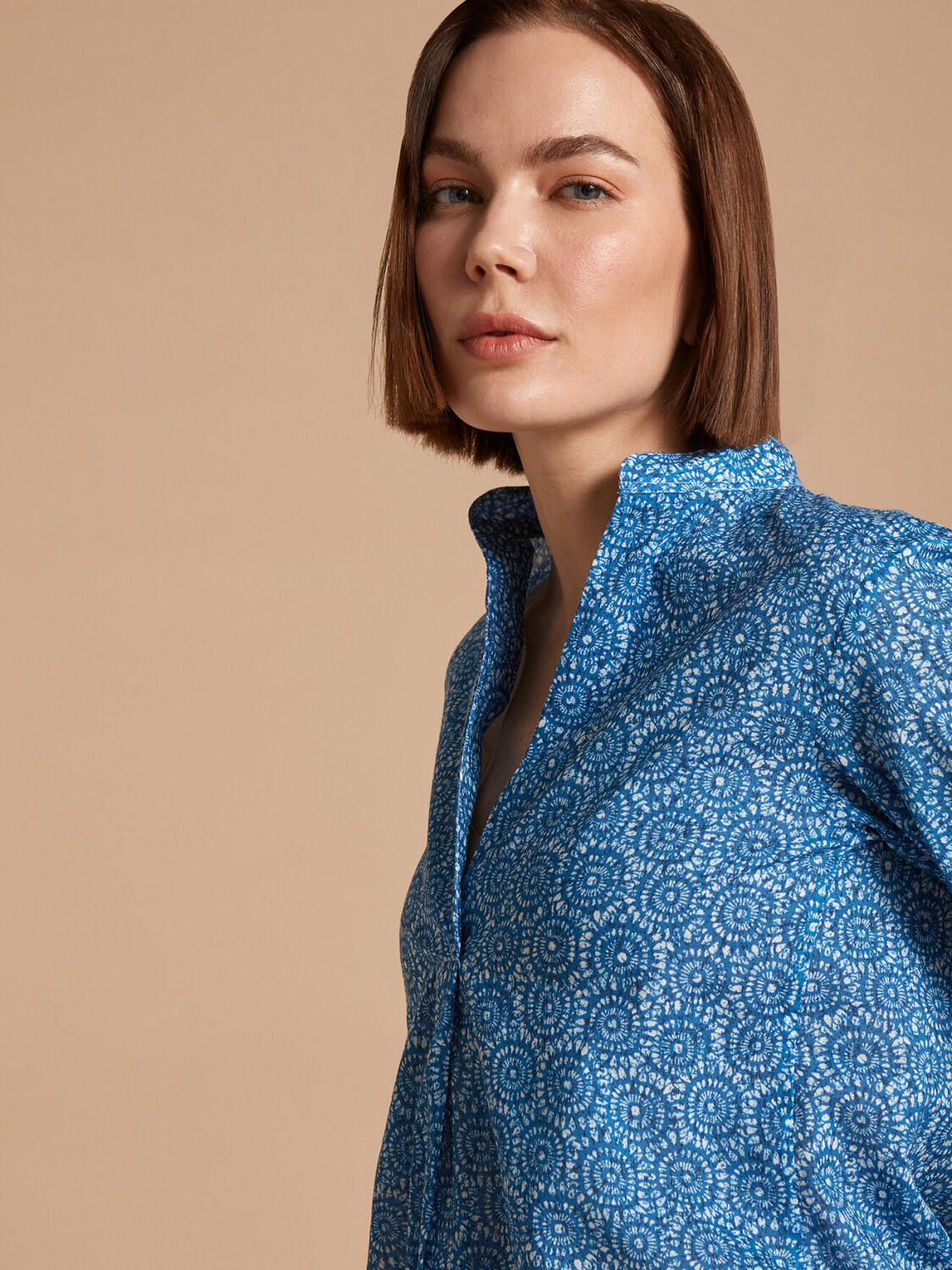 Chemise Paloma Abelia bleue