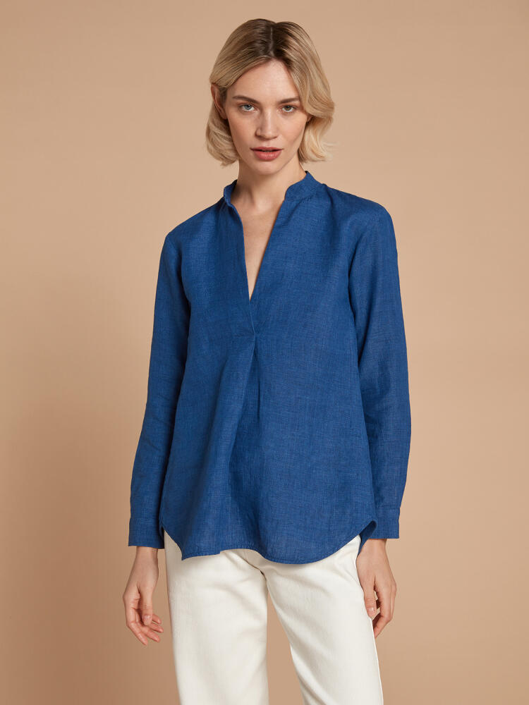 Paloma Augustine blue shirt