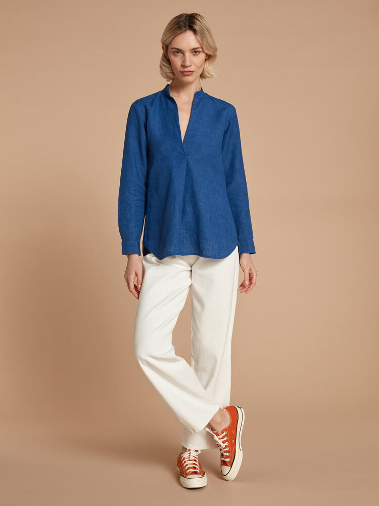 Paloma Augustine blue shirt