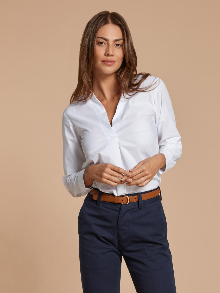Paloma shirt in white piqué