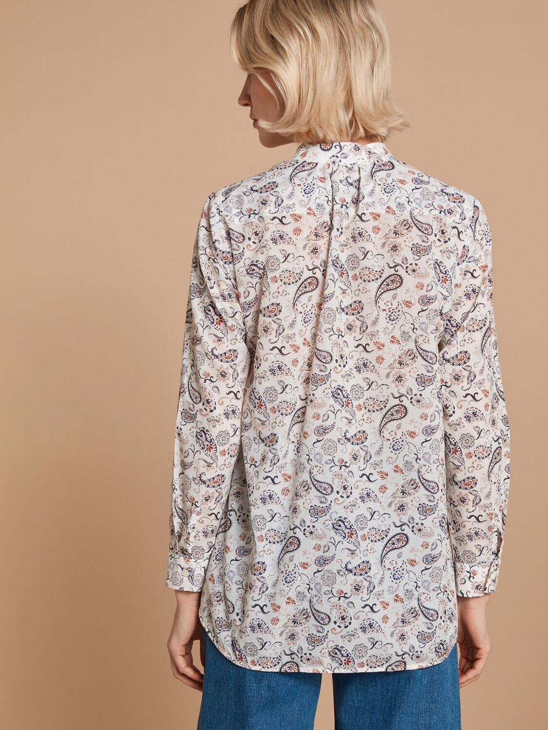Paloma cashmere print shirt