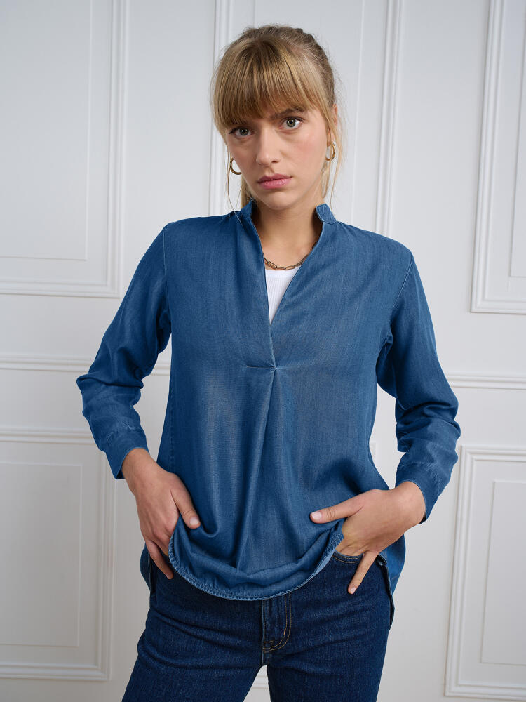 Paloma indigo shirt