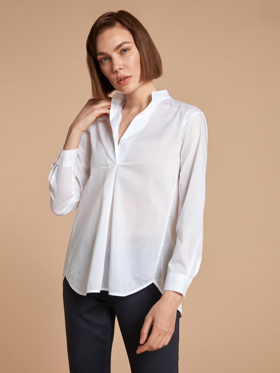 Paloma Camicia bianca Voile