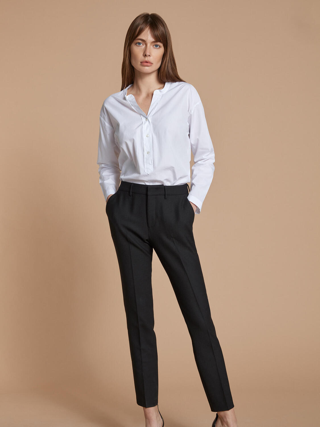 Romy Popeline camicia bianca