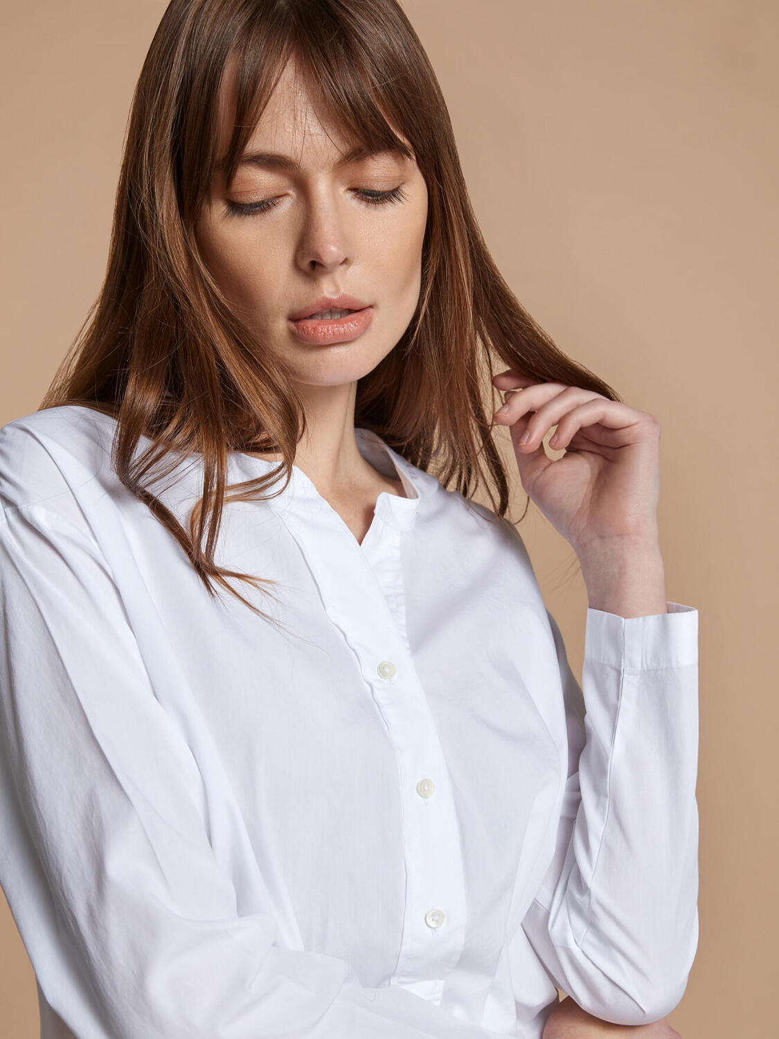 Romy Popeline camicia bianca