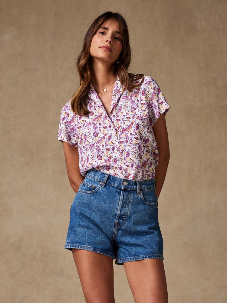 Salina floral print shirt