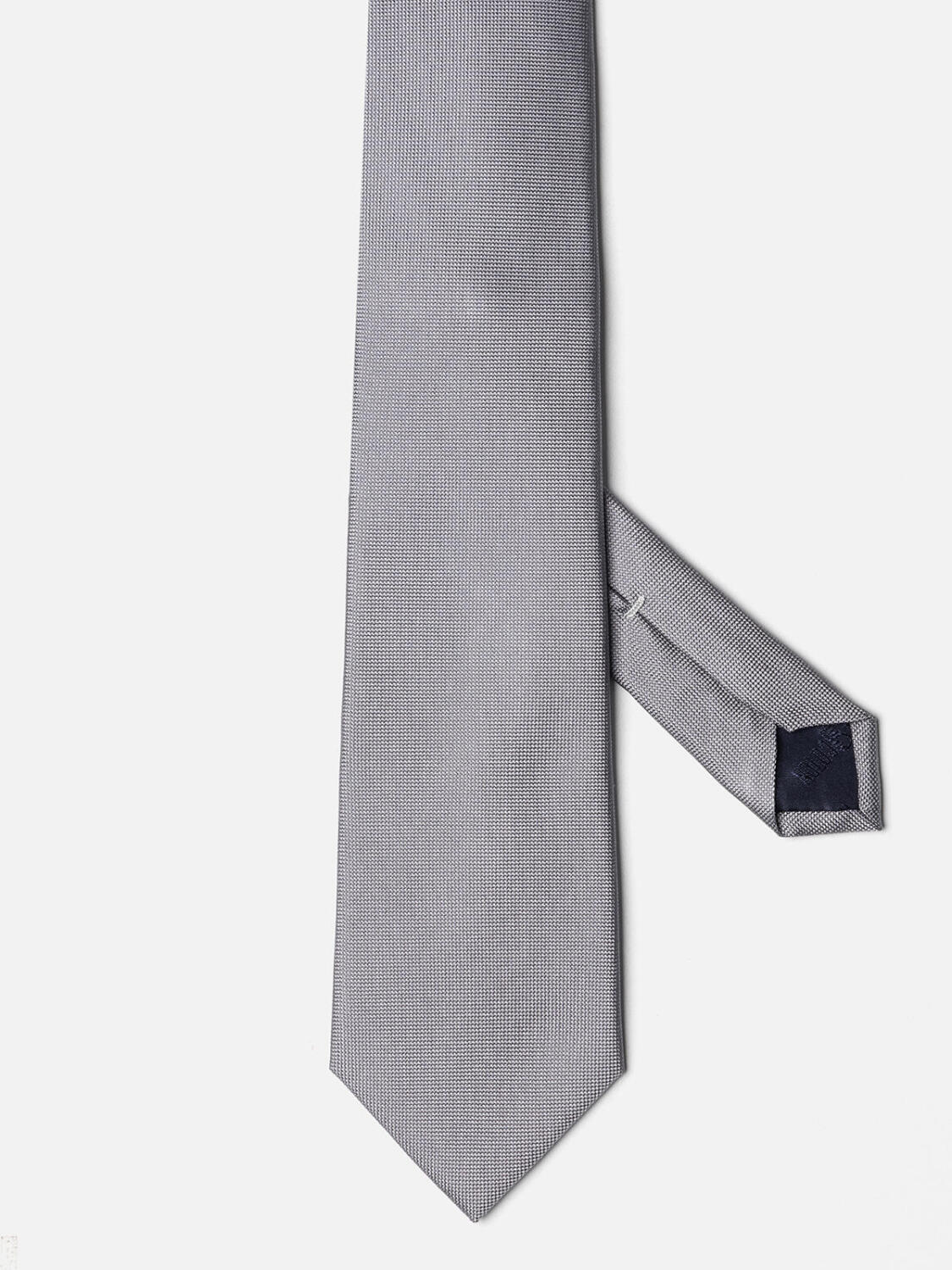 Krawatte Anaheim aus grauer Seide