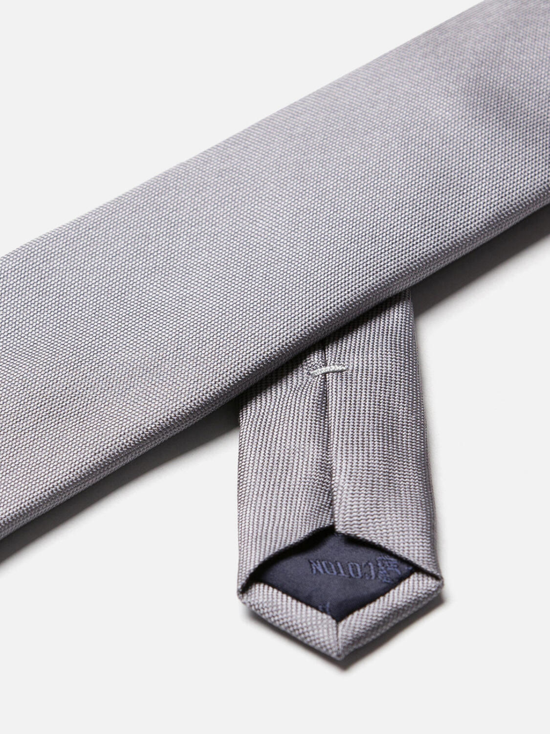 Krawatte Anaheim aus grauer Seide