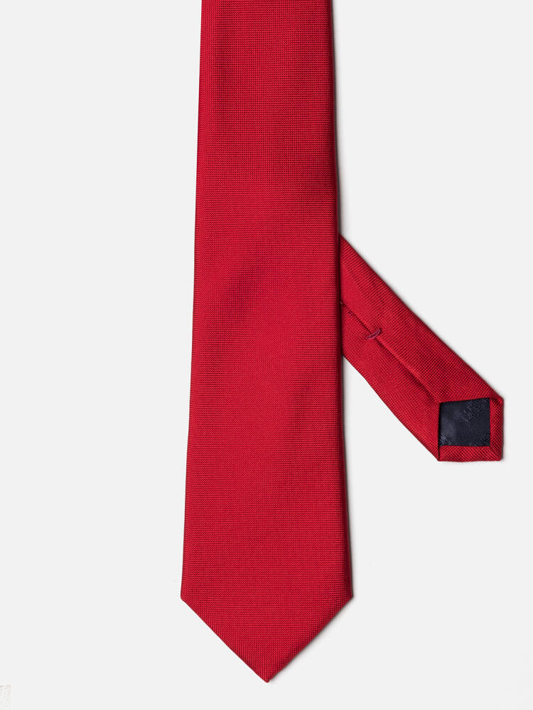 Corbata Anaheim de seda roja