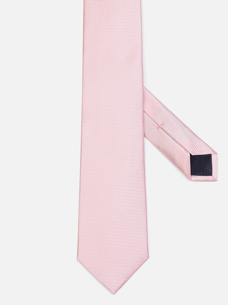 Corbata Anders sarga de seda rosa