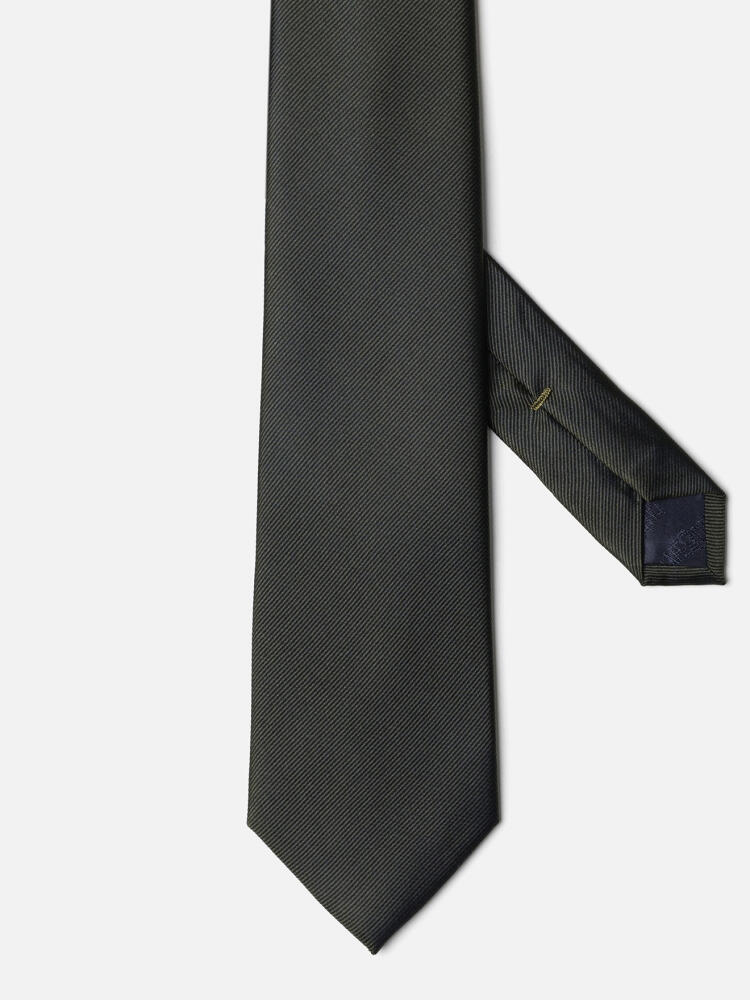 Cravatta in seta Austin color kaki