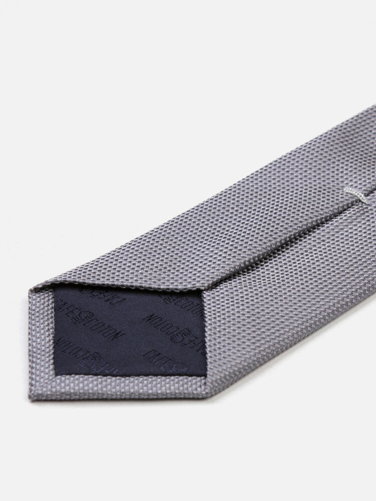 Corbata de seda Carlo en gris