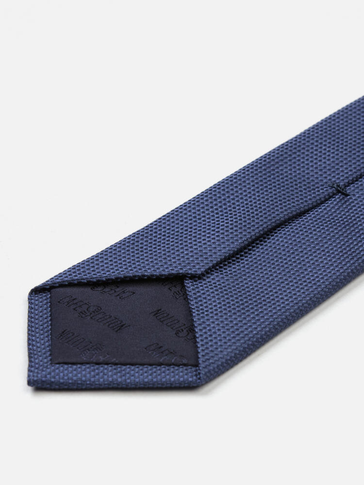 Corbata de seda Carlo en azul