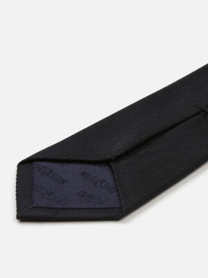 Corbata de seda Jay en negro