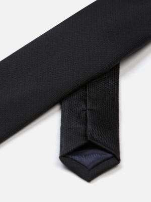Corbata de seda Kurt en negro
