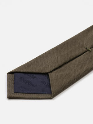 Corbata de seda Kurt en caqui