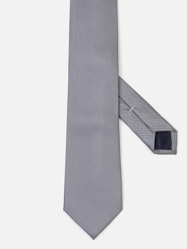 Cravatta in seta Nils color grigio