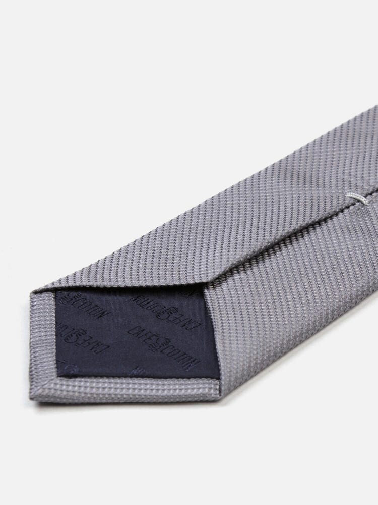 Corbata de seda Nils en gris