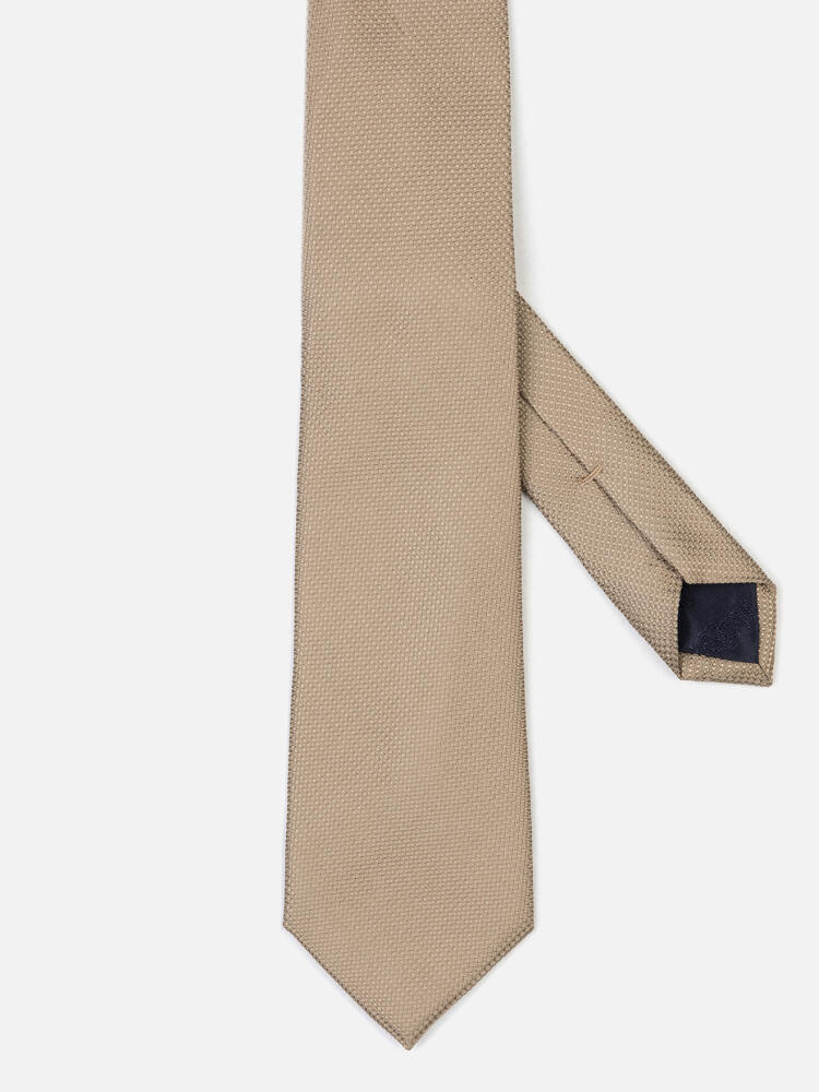 Corbata de seda Nils en beige