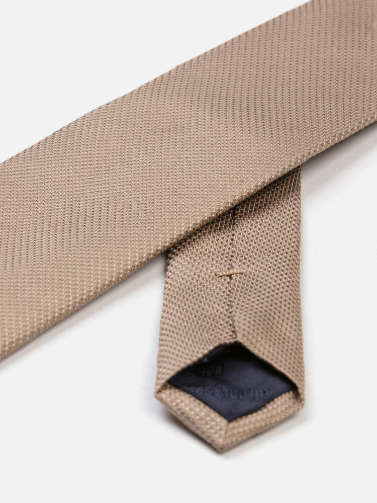 Corbata de seda Nils en beige