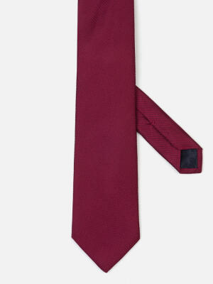 Corbata de seda Nils en fucsia