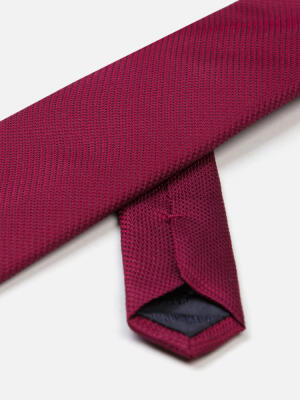 Corbata de seda Nils en fucsia