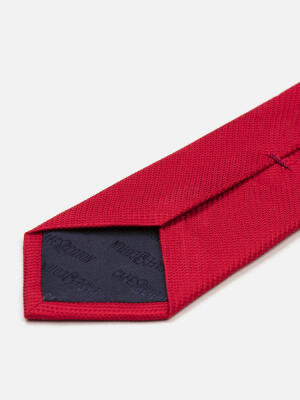 Corbata de seda Nils en burdeos