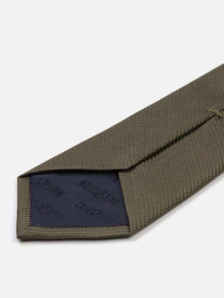 Cravatta in seta Nils kaki