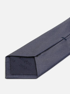 Cravate Pierro en natt&eacute; de soie anthracite