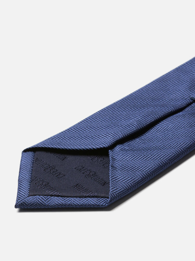 Blue silk Silvio tie