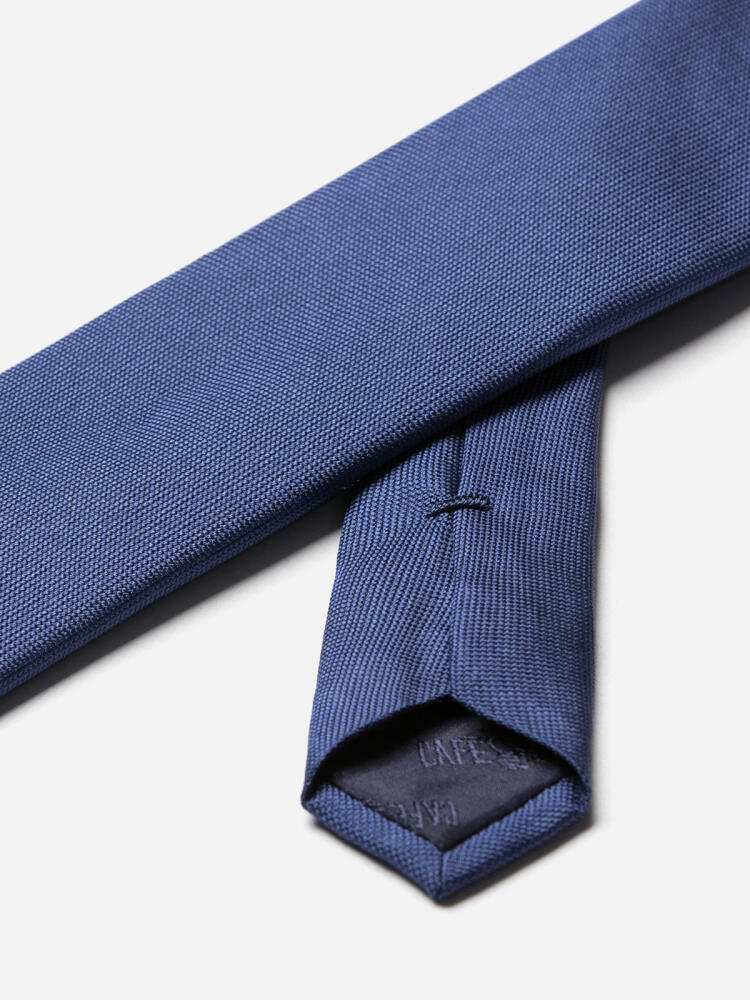 Blue silk Anaheim slim tie