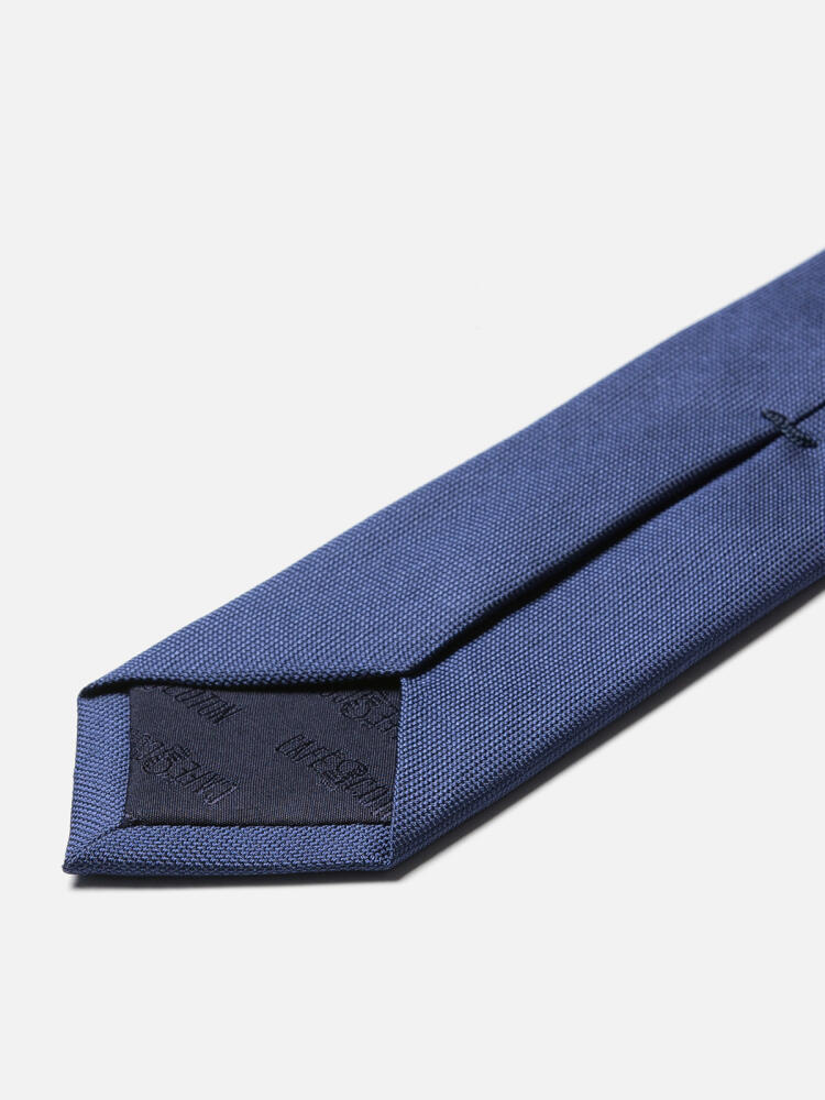 Blue silk Anaheim slim tie