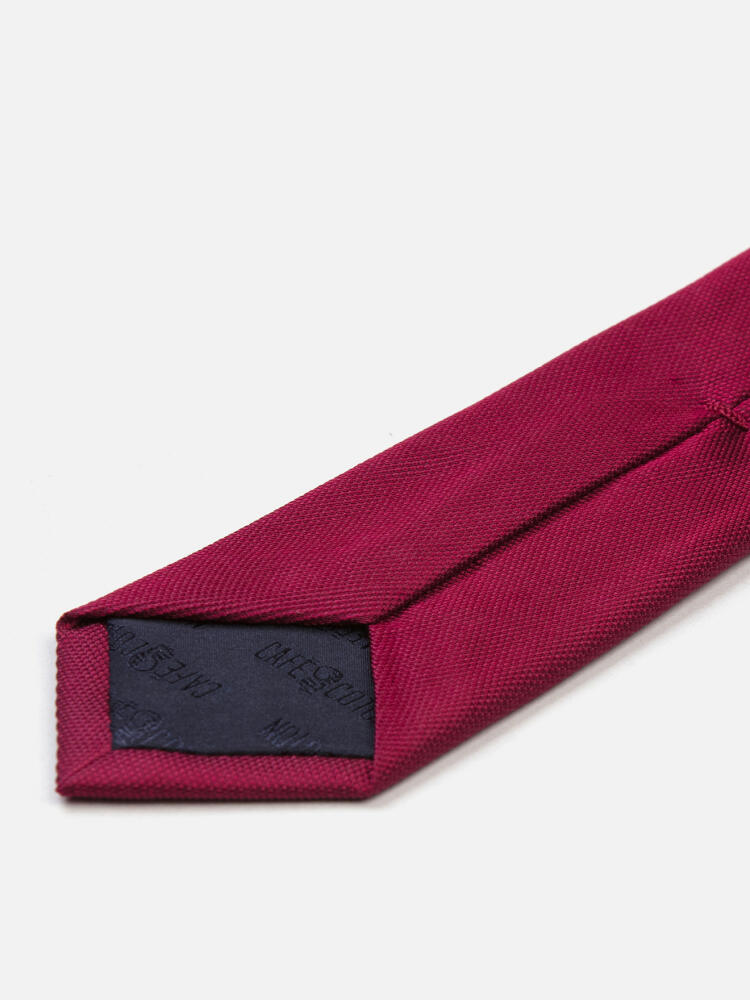 Cravatta slim in seta Jay fucsia