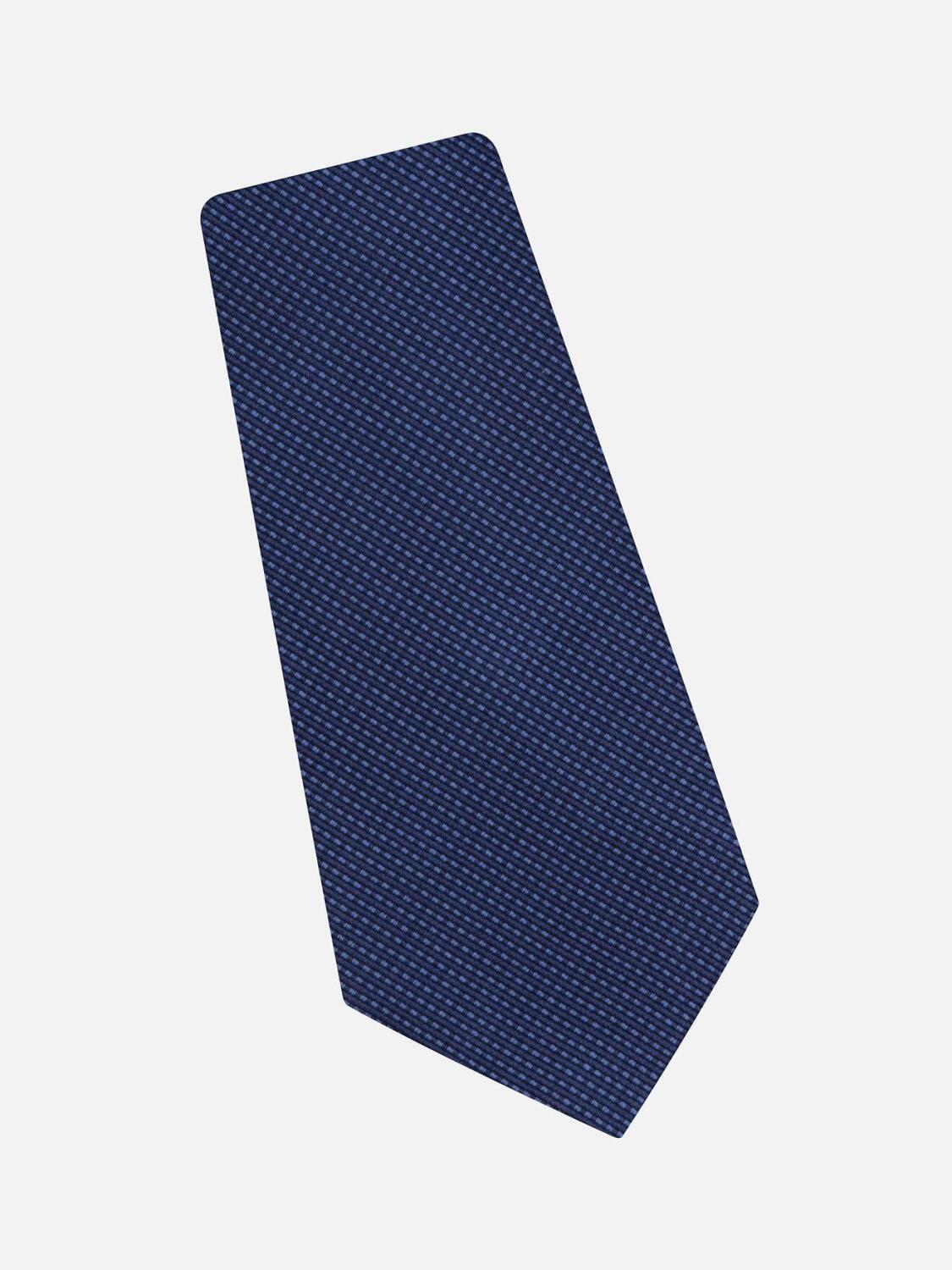 Marine mattched silk tie