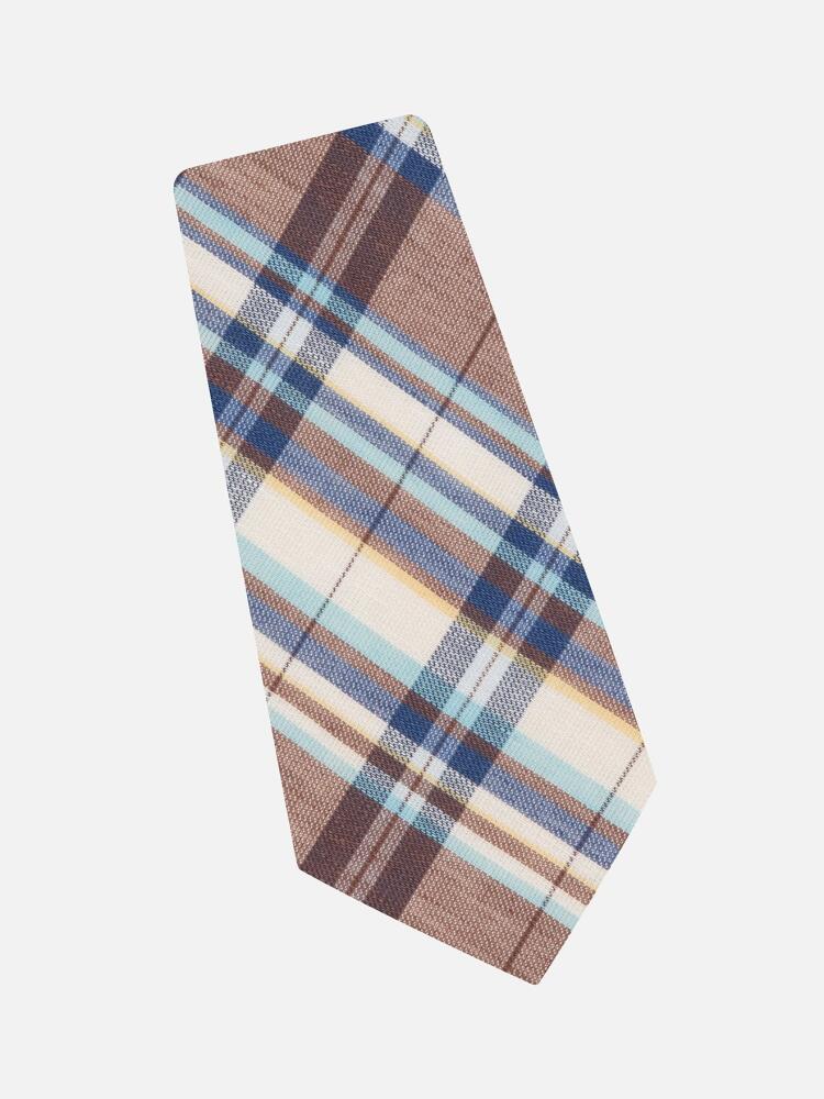 Brown Tartan Tape Tie