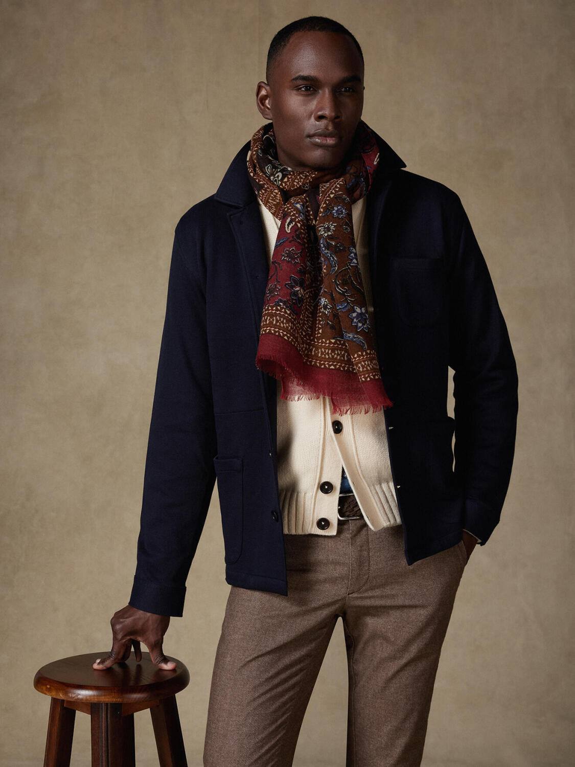 Sciarpa patchwork floreale Beckett