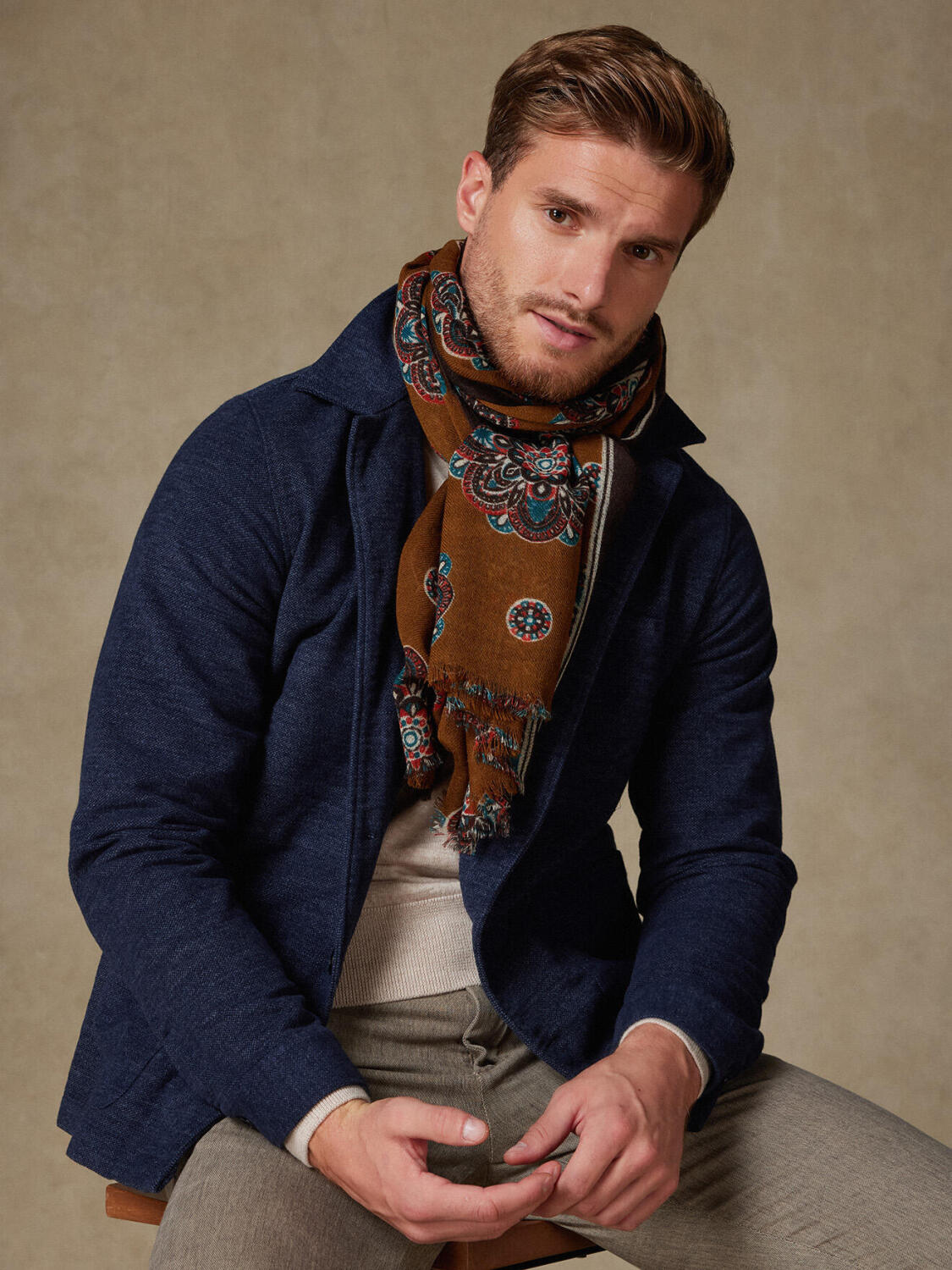 Sciarpa Edison fantasia cioccolato