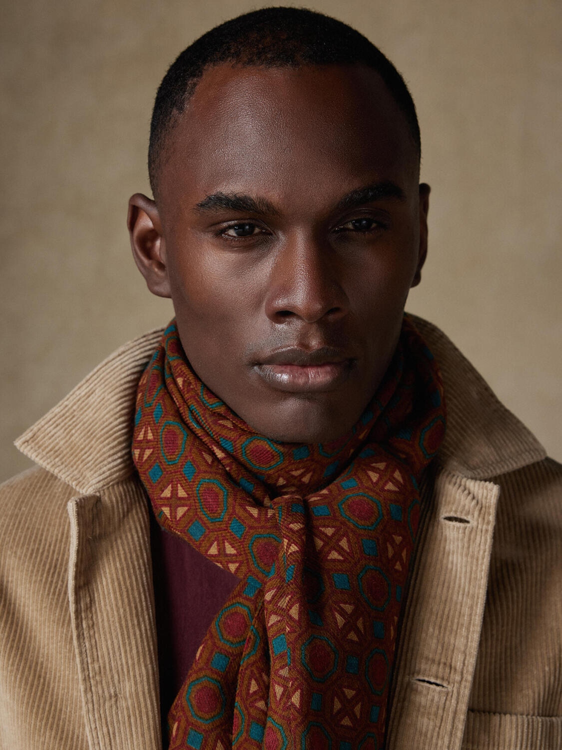 Sciarpa Keith a motivi geometrici