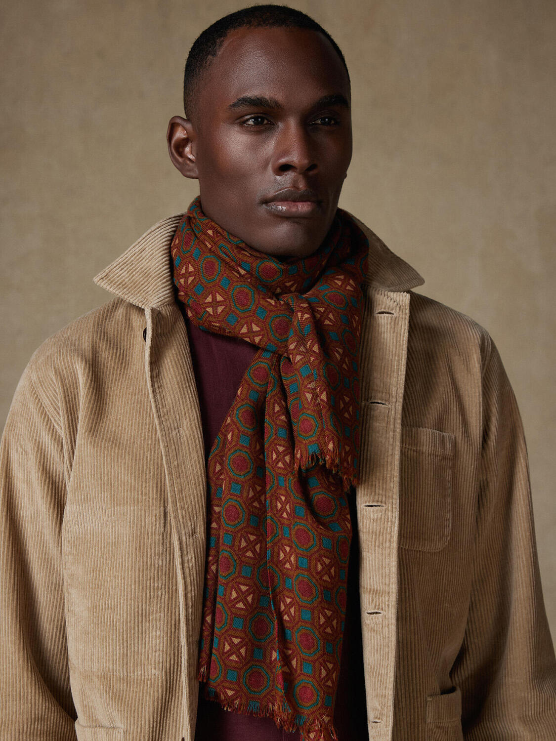 Sciarpa Keith a motivi geometrici