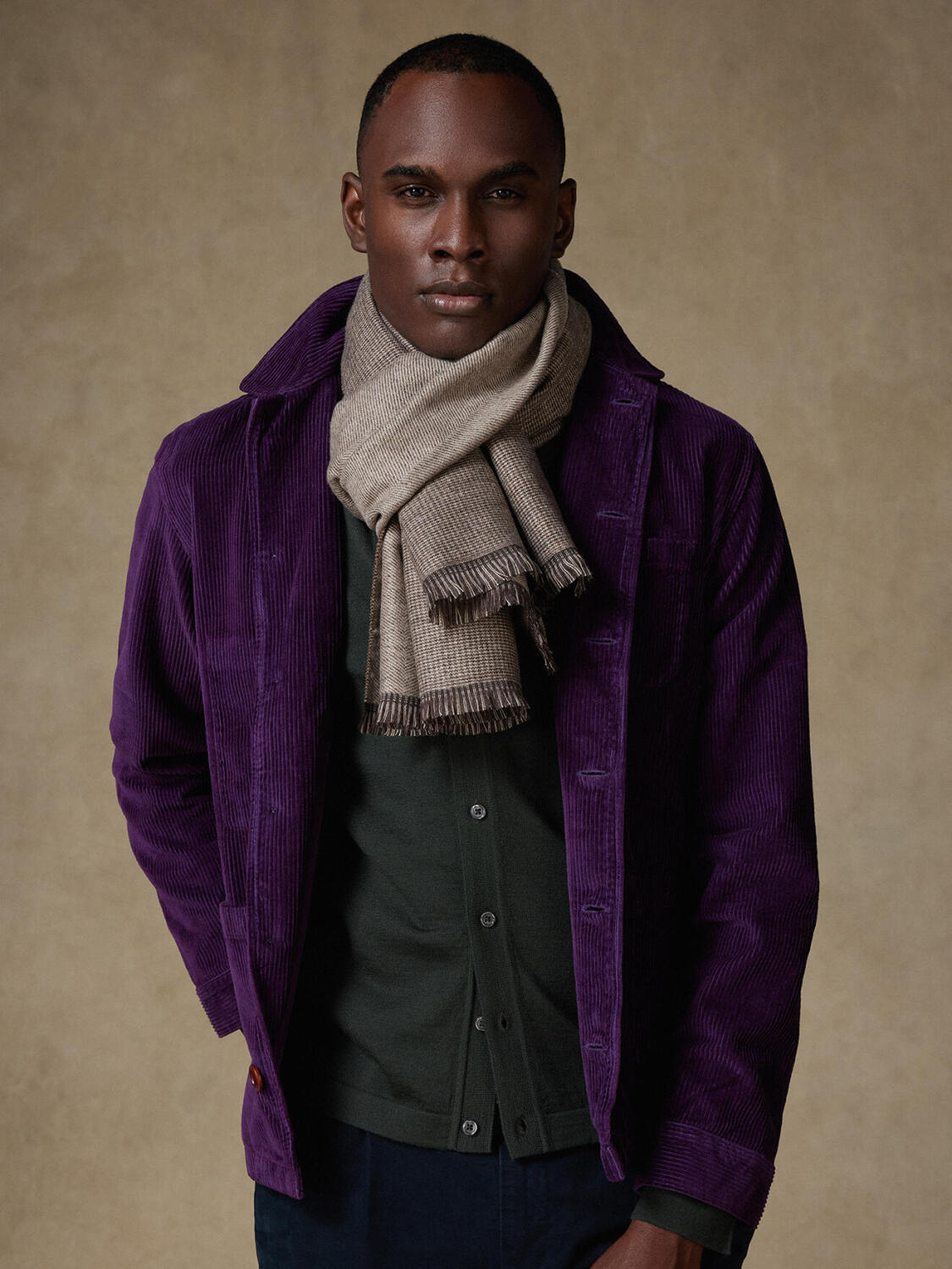 Sciarpa Phill double face in visone