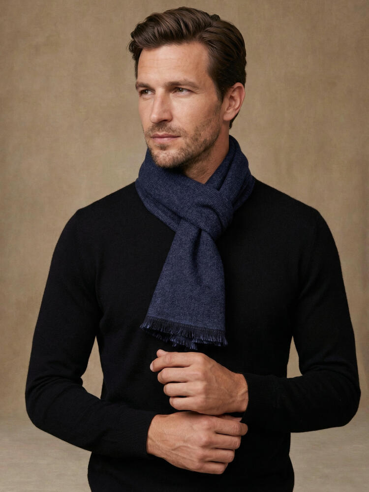 Sciarpa Phill Double Sided Navy