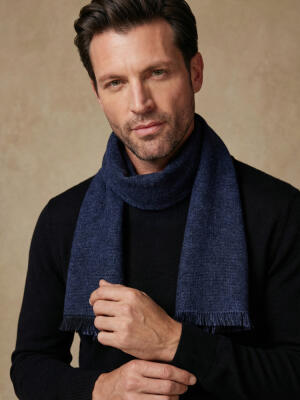 Sciarpa Phill Double Sided Navy